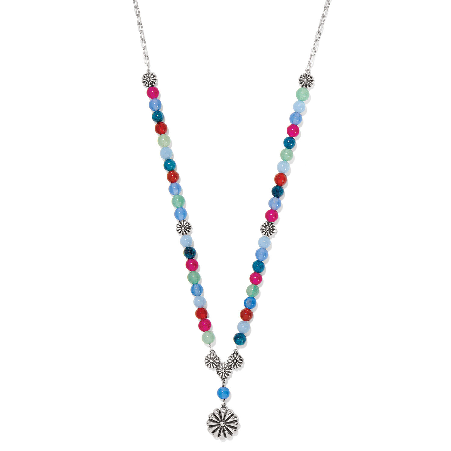 KYOTO IN BLOOM BEAD PENDANT NECKLACE