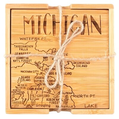 Michigan 4-PC Coaster Set