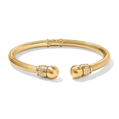 Meridian Open Hinged Bangle-Gold
