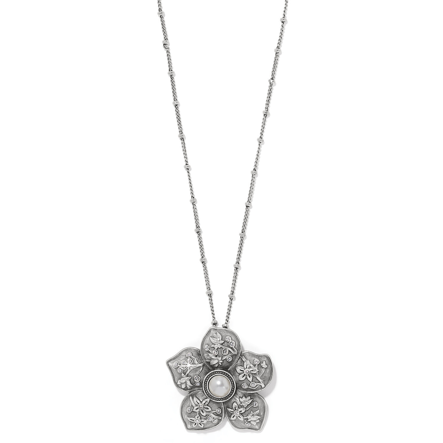 KYOTO IN BLOOM PEARL SHORT NECKLACE