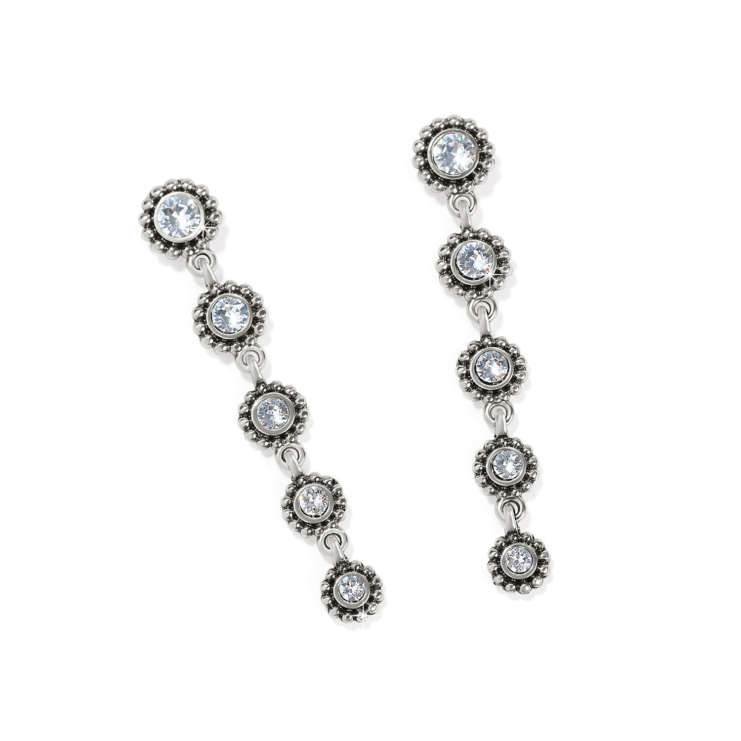 TWINKLE DROPS CRYSTAL POST DROP EARRING
