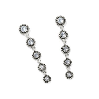 TWINKLE DROPS CRYSTAL POST DROP EARRING