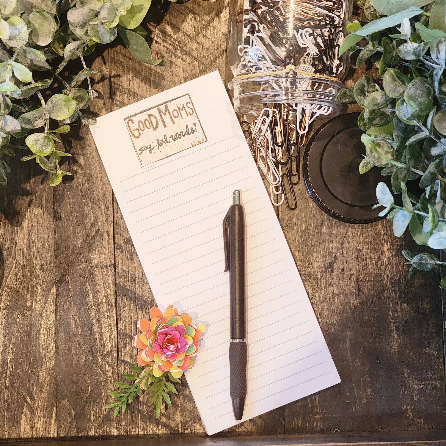 Good Mom/Bad Words Notepad