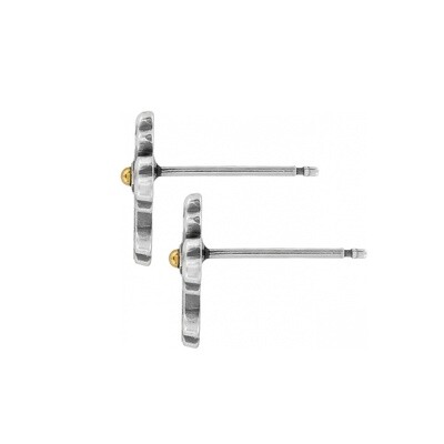 Luna Cross Mini Post Earrings