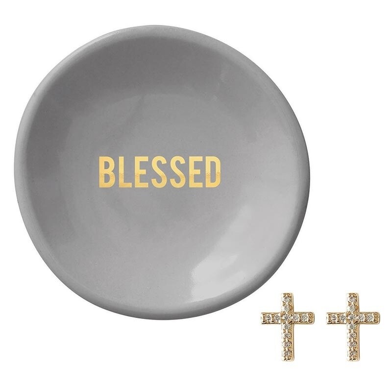 Earrings & Tray-Blessed