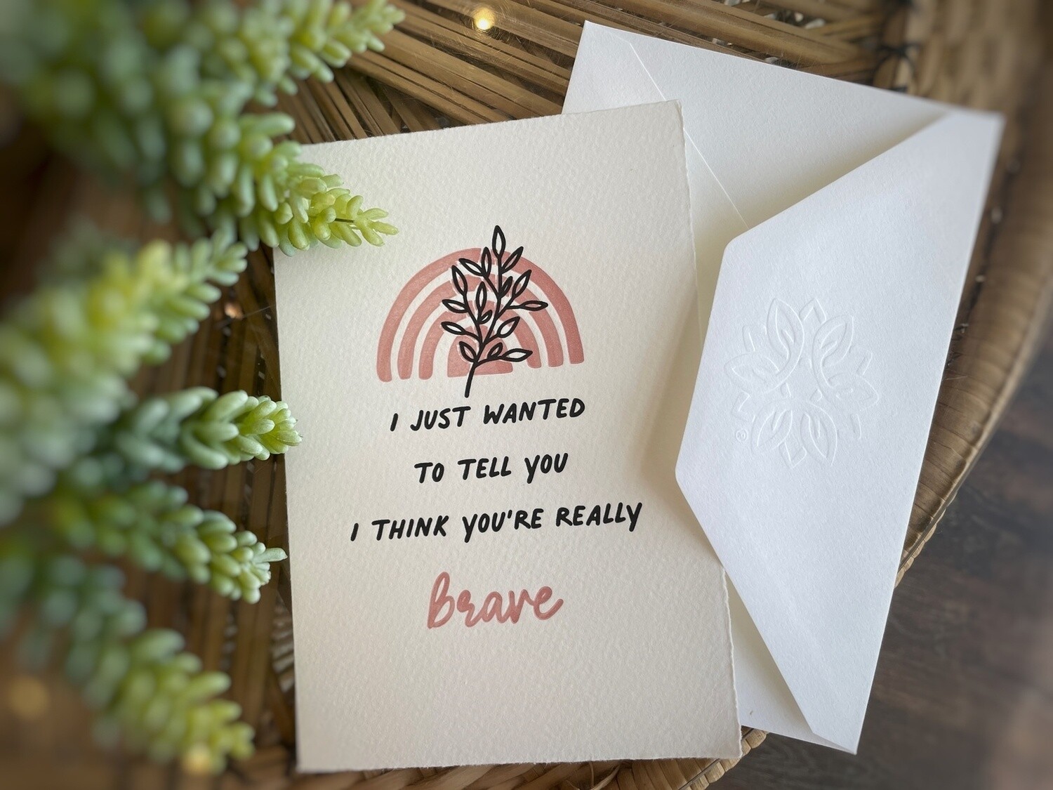 REALLY BRAVE GREETING CARD
