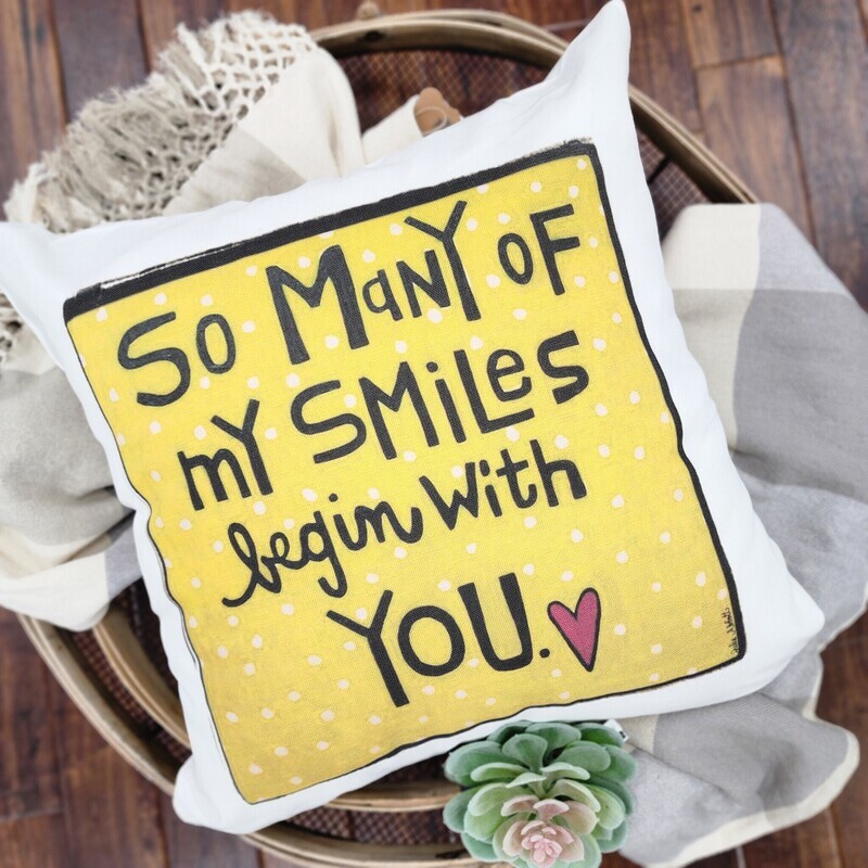 So Many Smiles Pillow