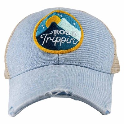 Road Trippin&#39; Women&#39;s Denim Trucker Hat