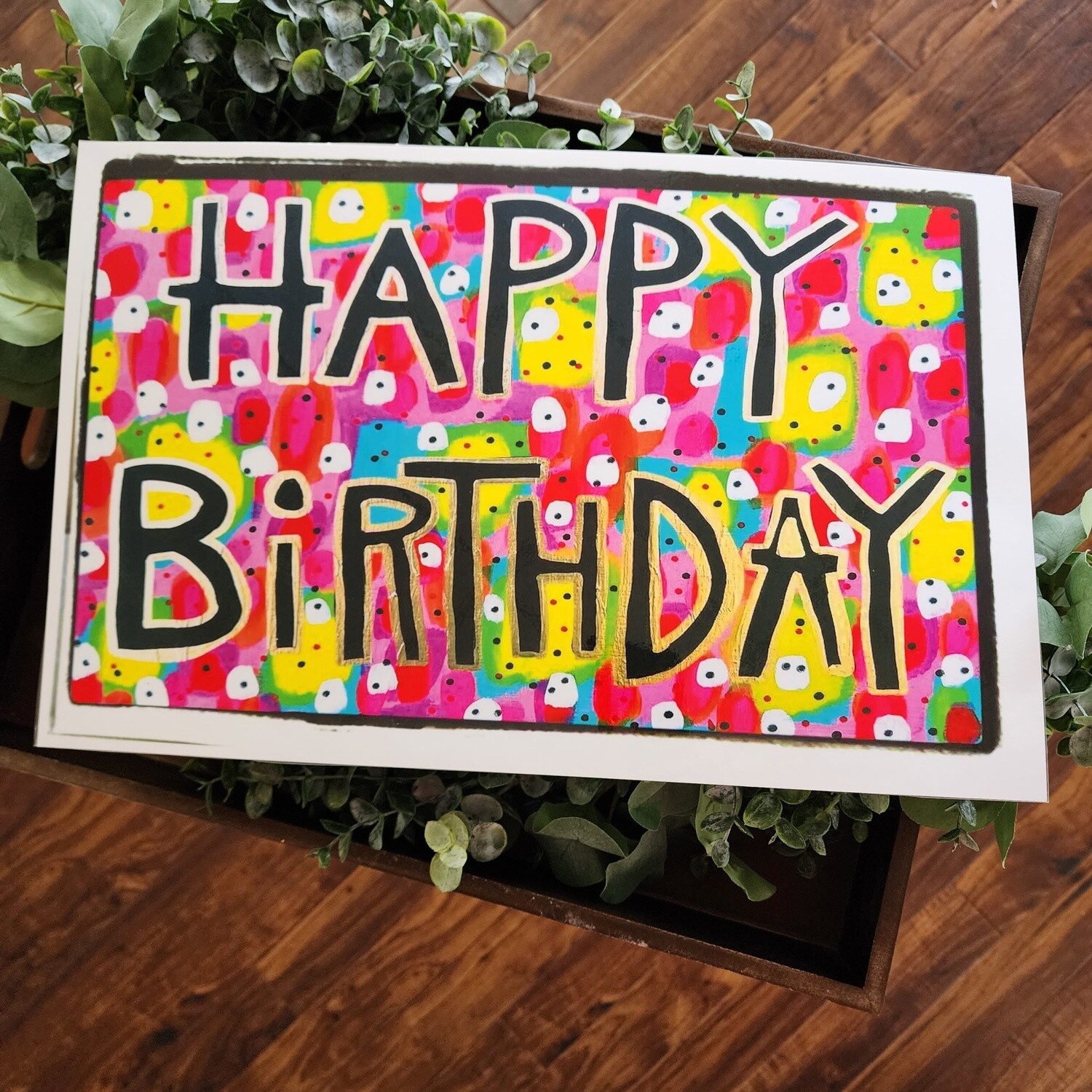 Happy Birthday Insert for Acrylic Serving Tray