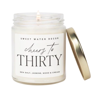 CHEERS TO THIRTY SOY CANDLE