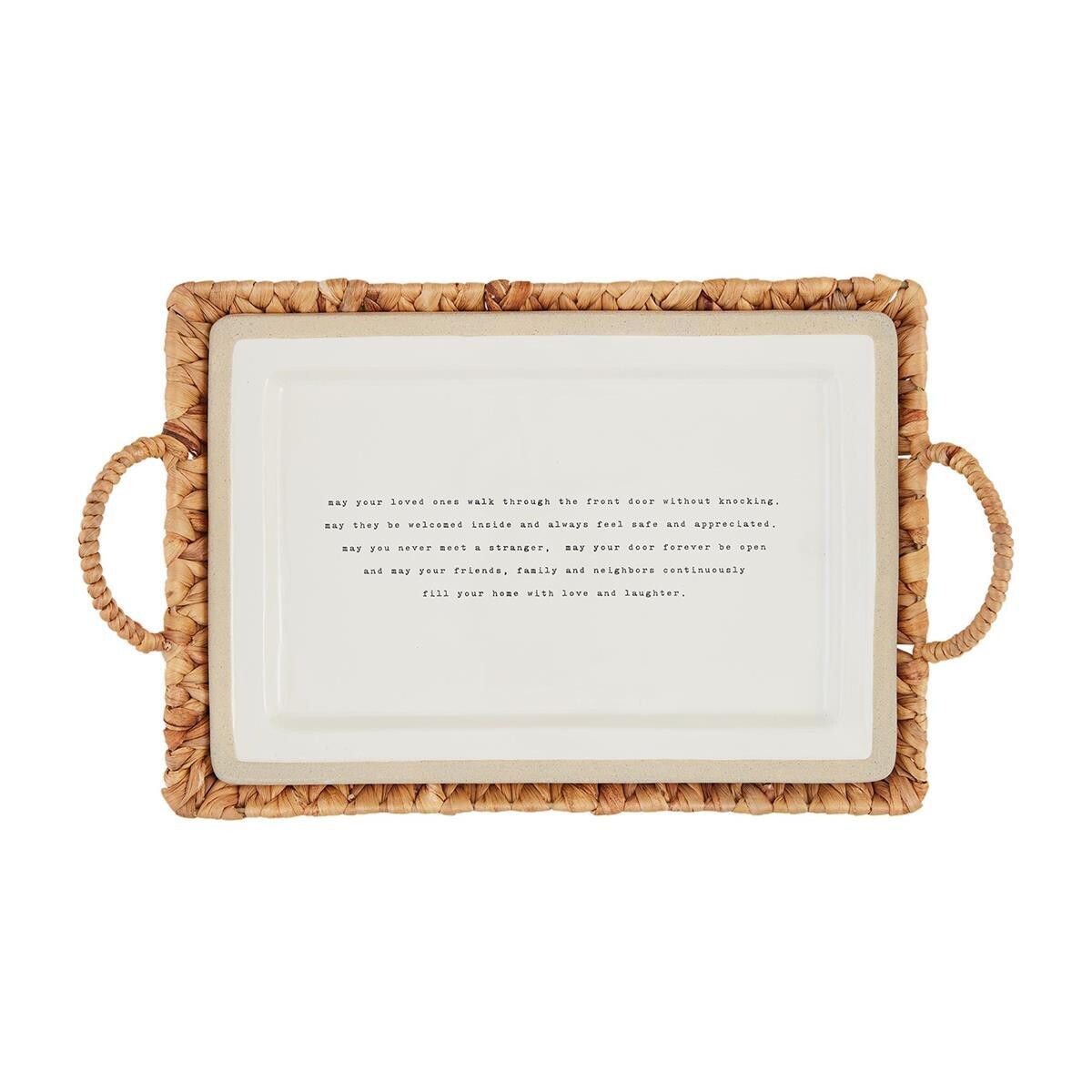Farm Platter &amp; Basket Set