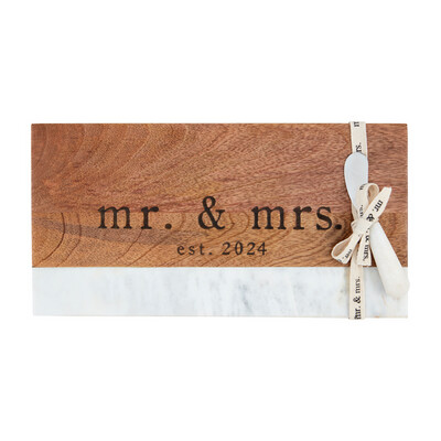 Mr. & Mrs. Est. 2024 Board Set