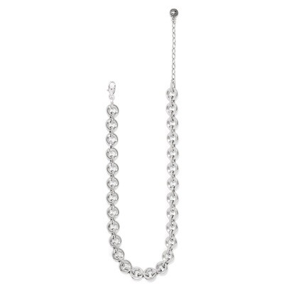 MEDICI SILVER LINK NECKLACE