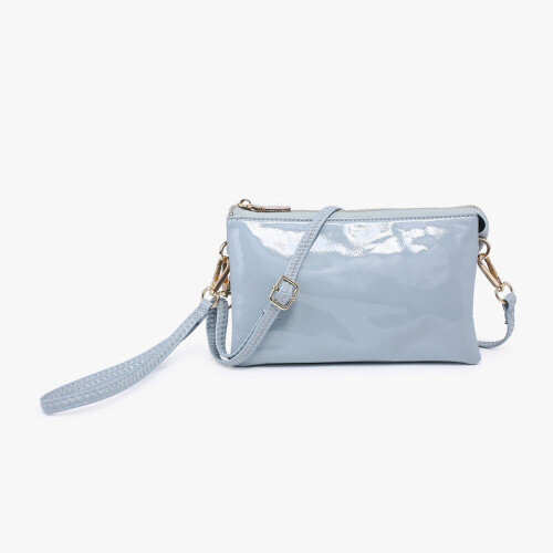 RILEY CROSSBODY-HOLOGRAPHIC BLUE