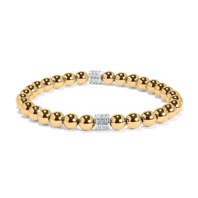 Meridian Petite Stretch Bracelet-Gold