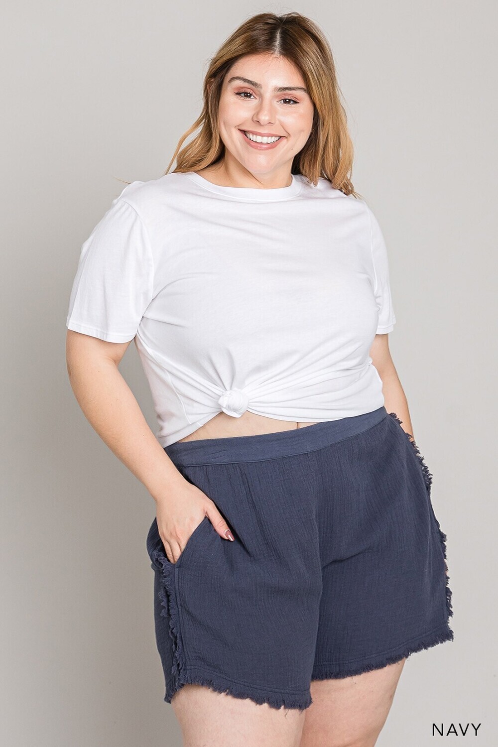 FRAY HEM SHORTS