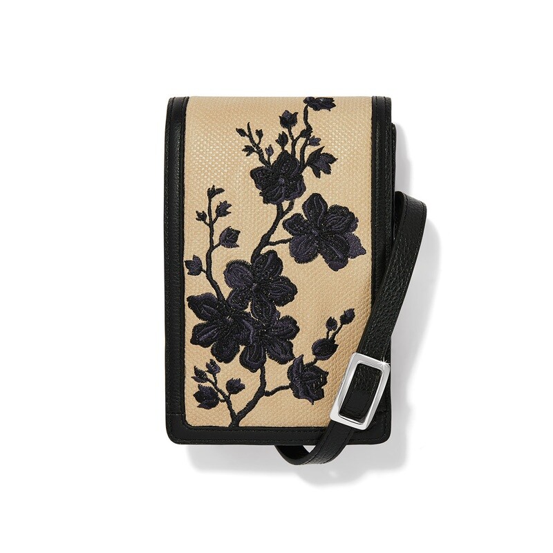 KYOTO IN BLOOM DAYTIME PHONE ORGANIZER-BLACK