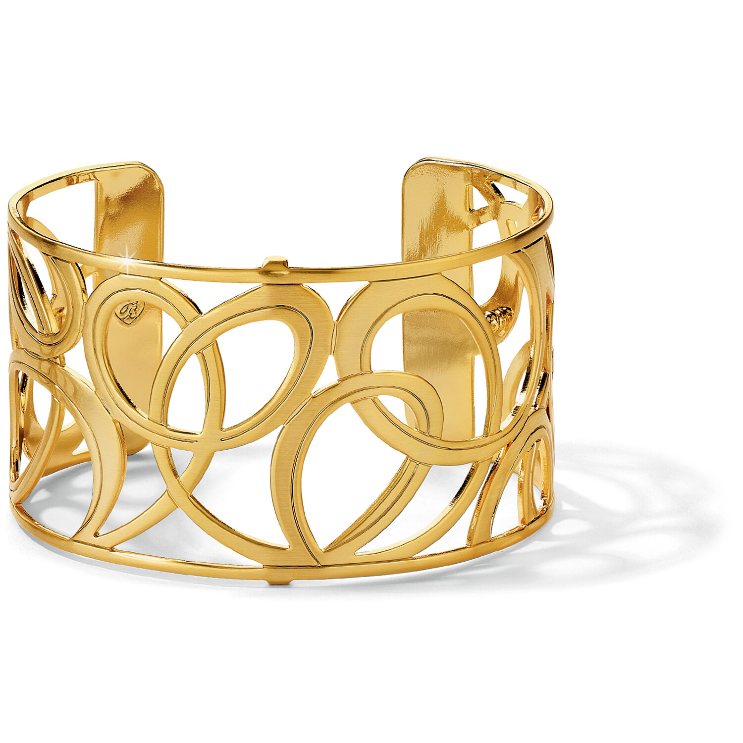 Christo Vienna Wide Cuff Bracelet-Gold