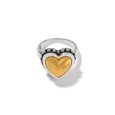 PRETTY TOUGH BOLD HEART RING
