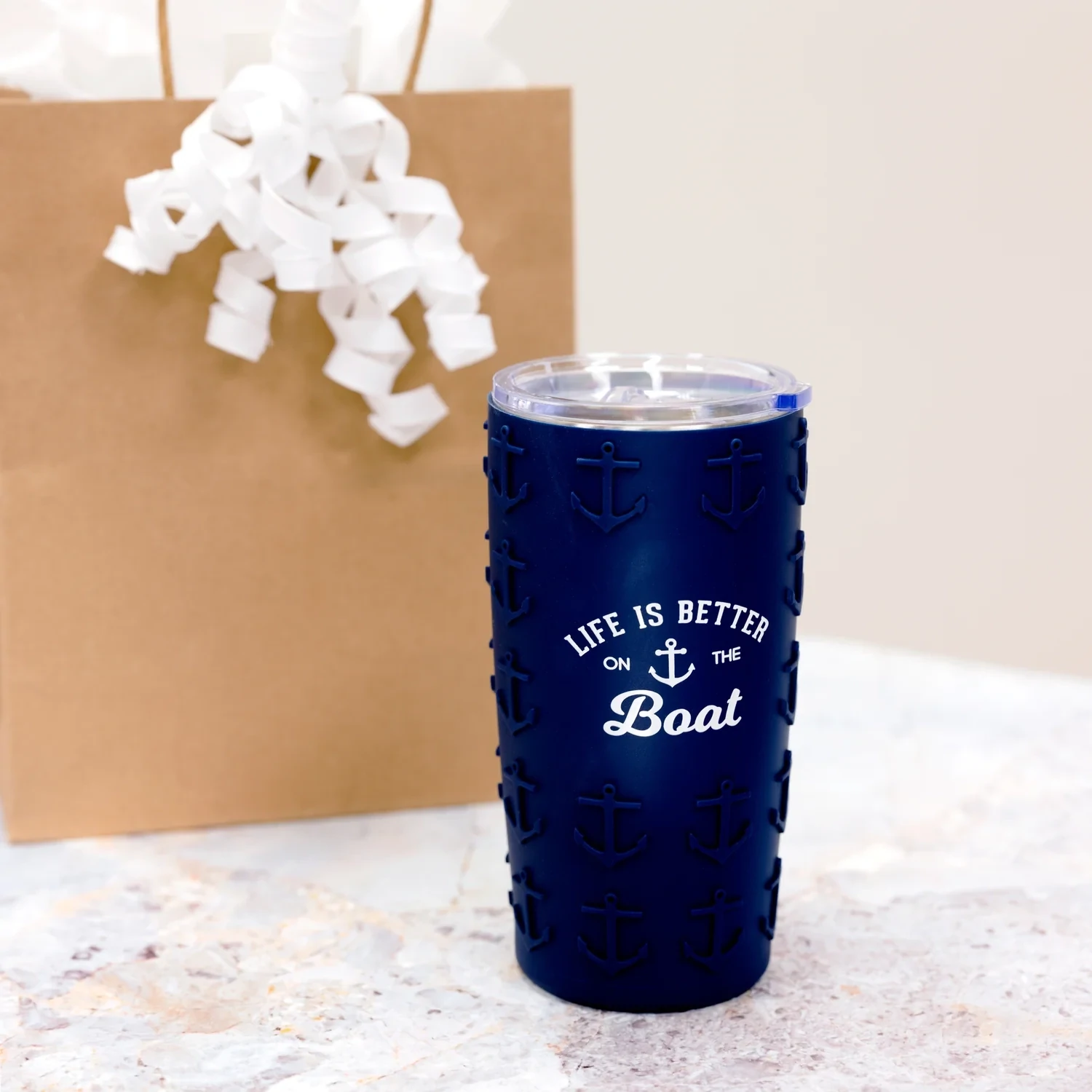 ON THE BOAT TRAVEL TUMBLER
