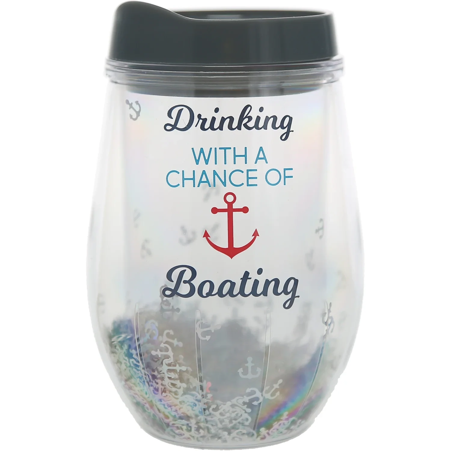 BOATING ACRYLIC STEMLESS WINE GLASS