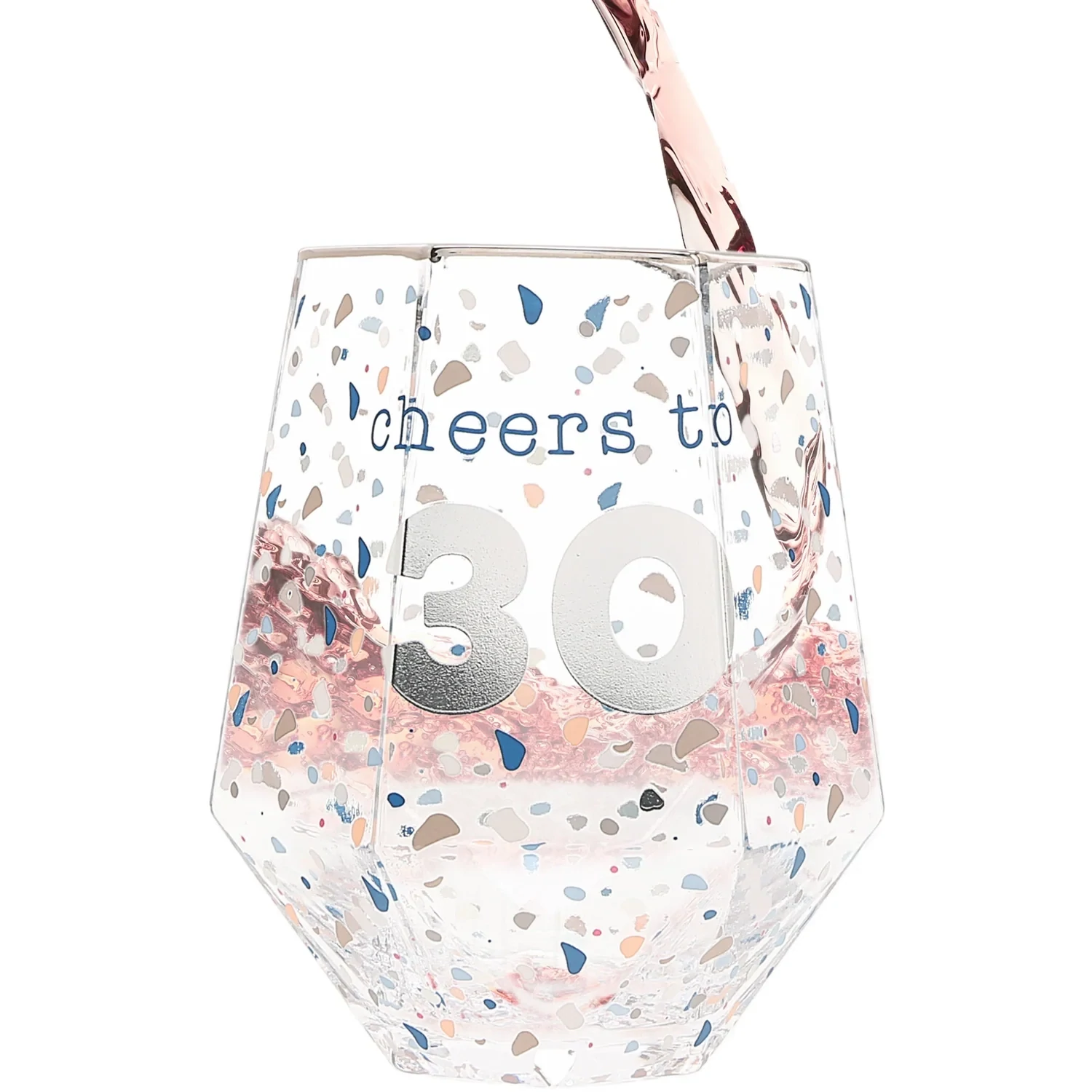 CHEERS TO 30 WINE GLASS