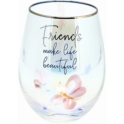 FRIENDS STEMLESS WINE GLASS