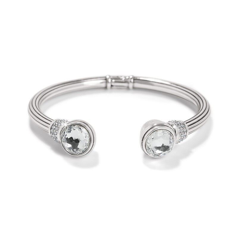 MERIDIAN AURORA PETITE CRYSTAL HINGED BANGLE
