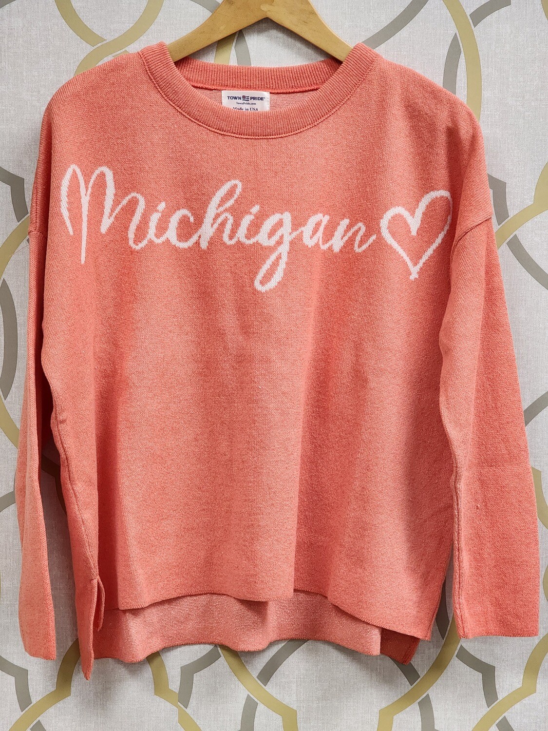 MICHIGAN SCRIPT SWEATER