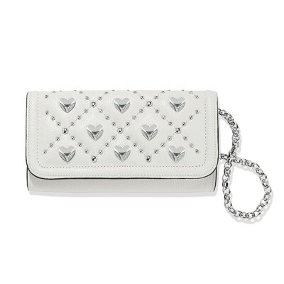 BRAVE HEART LARGE WALLET-OPTIC WHITE