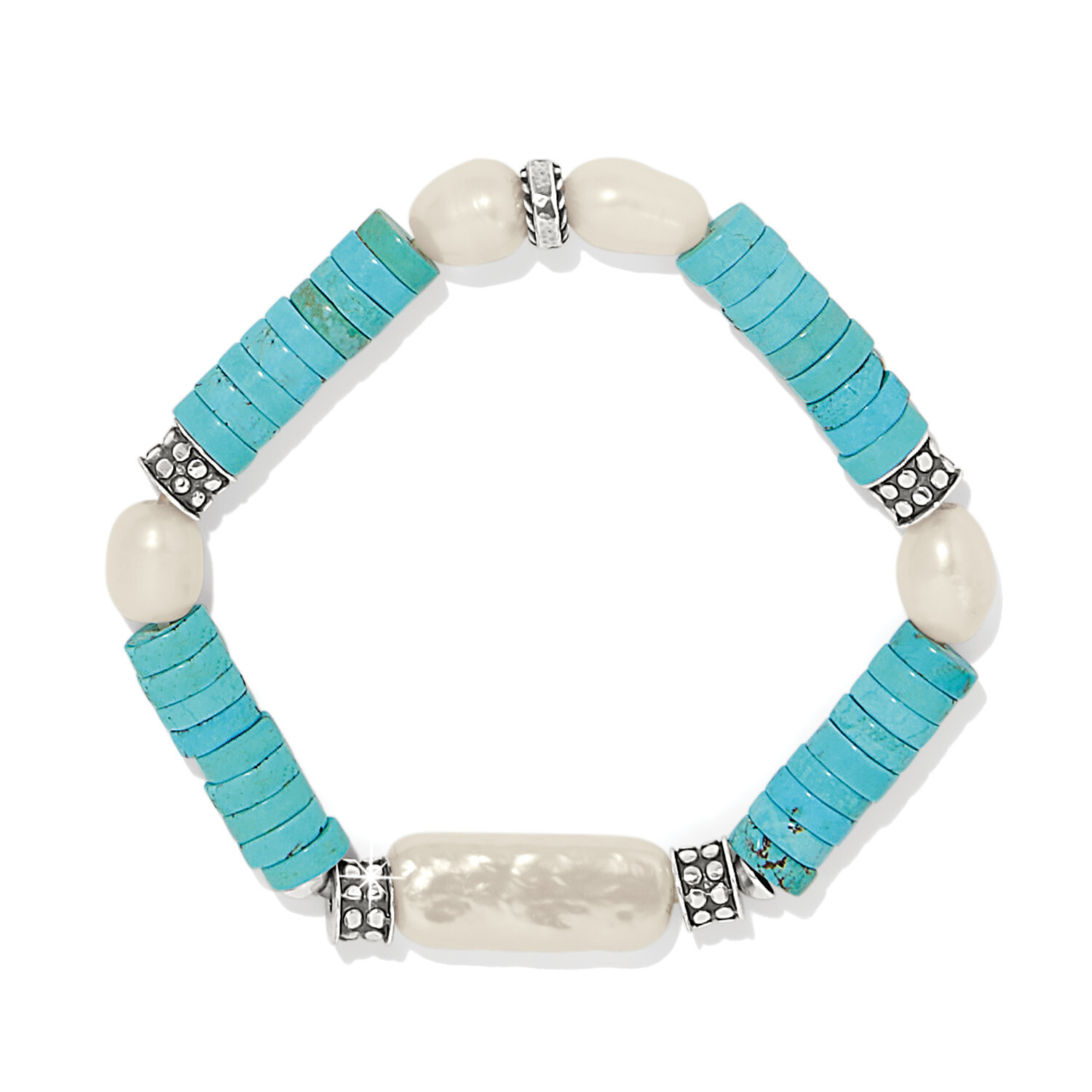 PEBBLE PEARL COAST STRETCH BRACELET