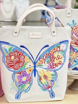 SPREAD THE LOVE EMBROIDERED MESSENGER