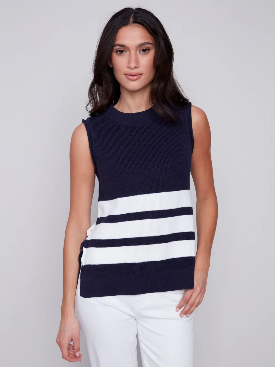 SWEATER VEST WITH TIES