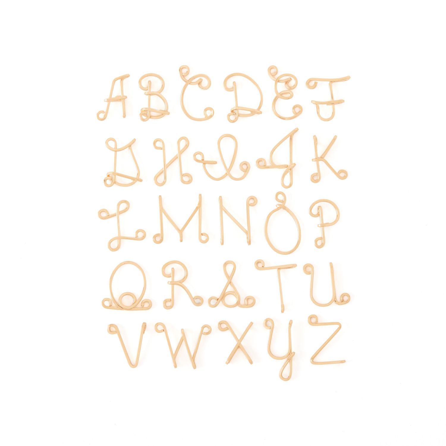 INITIAL PENDANT-GOLD