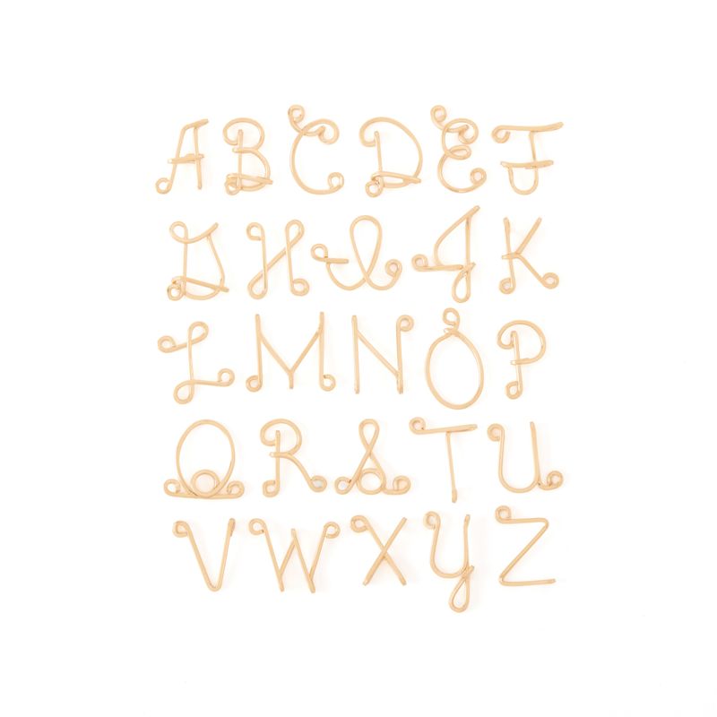 INITIAL PENDANT-GOLD
