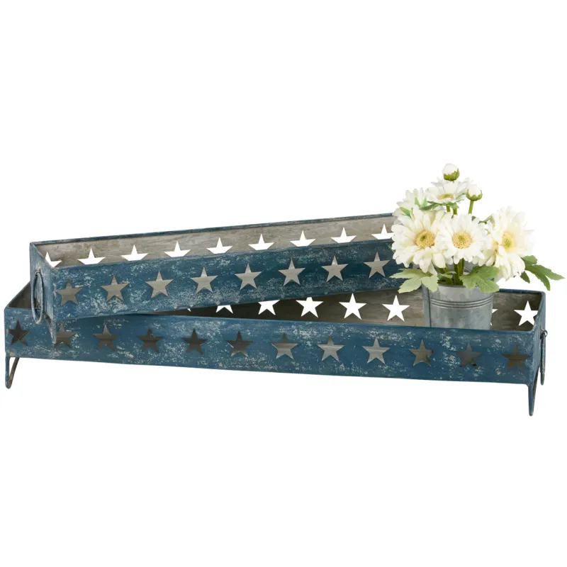 PATRIOTIC TRAY SET