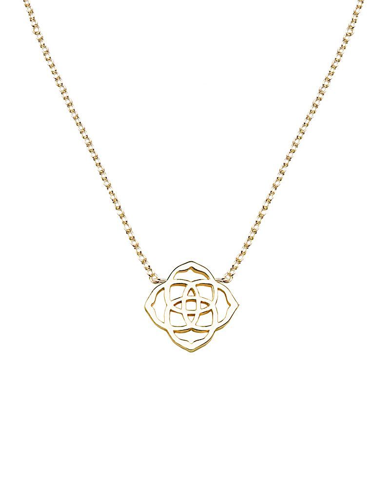 DECKLYN PENDANT NECKLACE, Color: GOLD METAL, Size: ONE SIZE