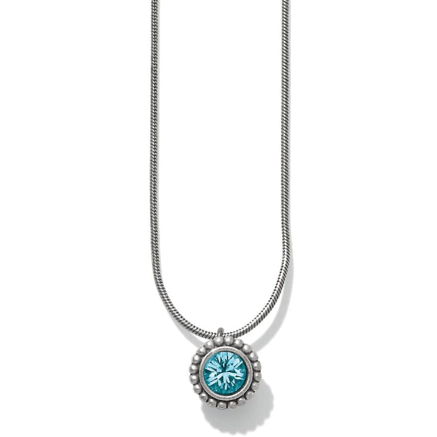 TWINKLE NECKLACE-BLUE ZIRCON