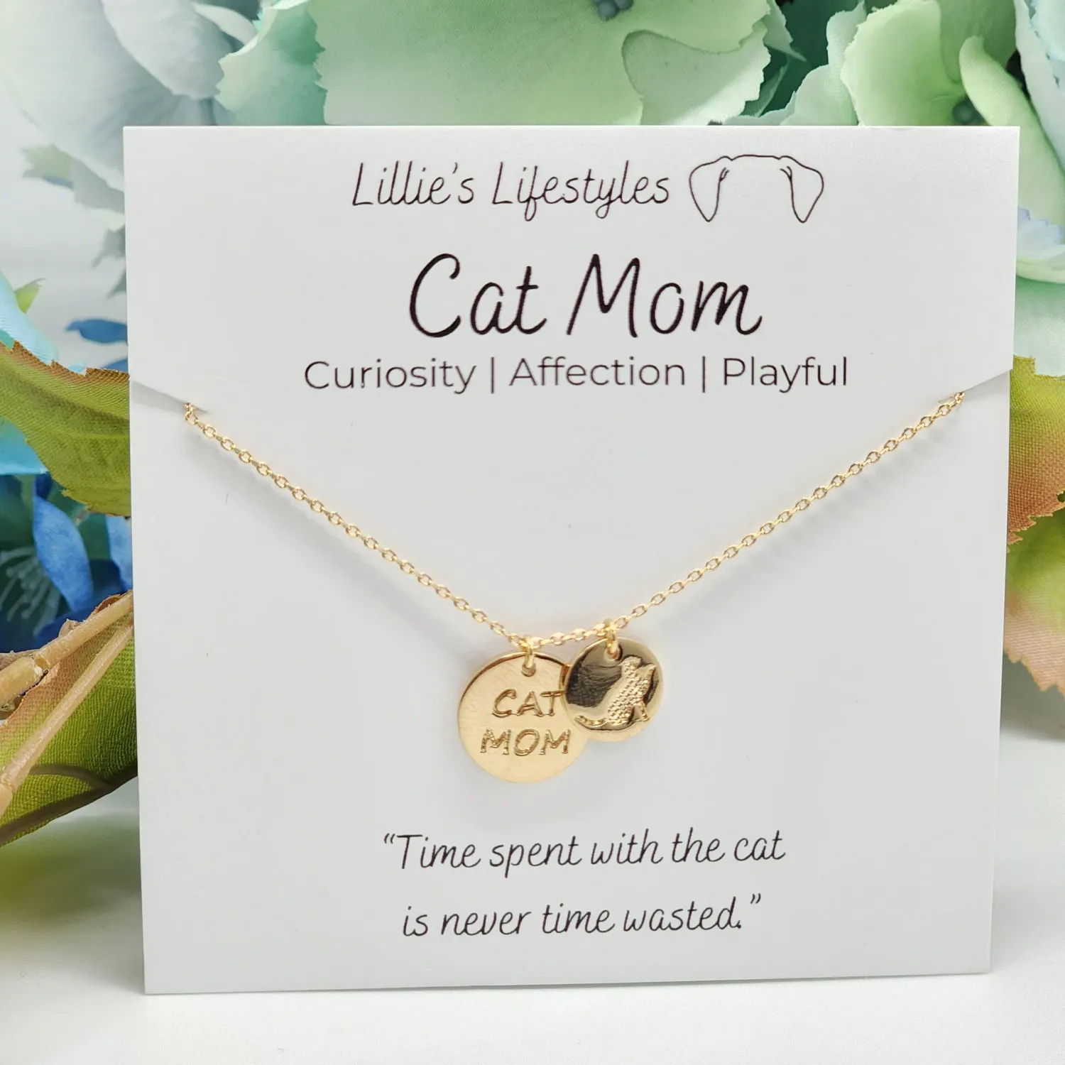 Cat Mom, Color: Gold