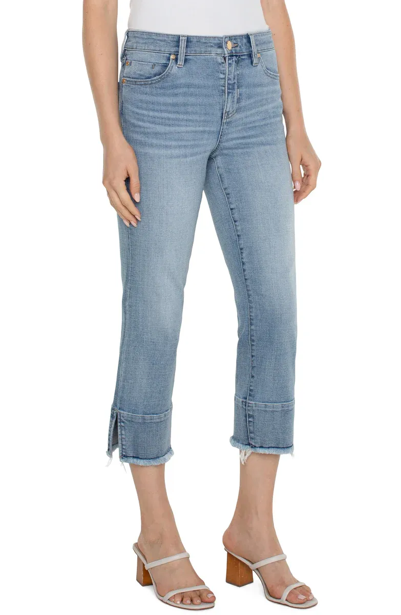 Liv Non-Skinny Skinny w/Double Fray Hem