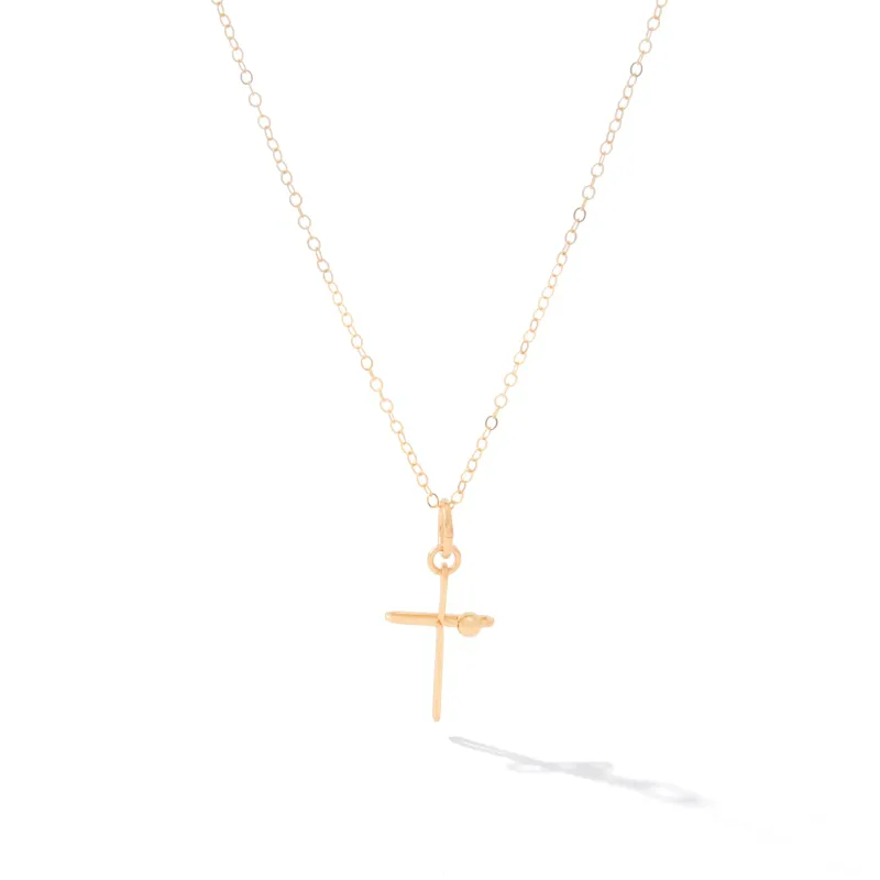 Love Lifted Me Pendant 14K artist wire w/gold filled bead