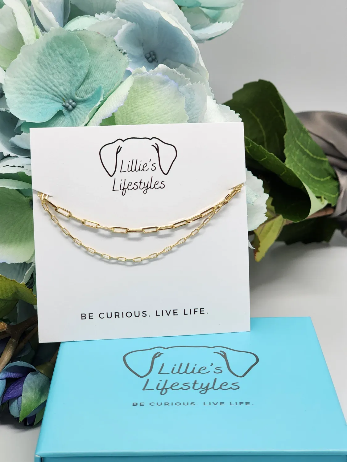 Paperclip Layered, Color: Gold