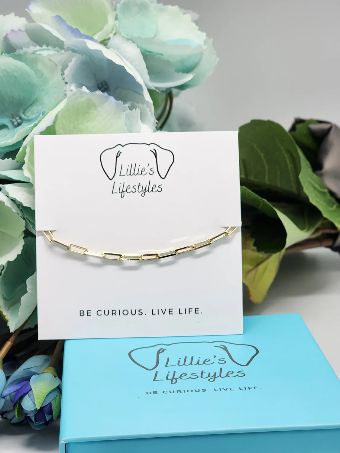 Paperclip Bracelet, Color: Gold
