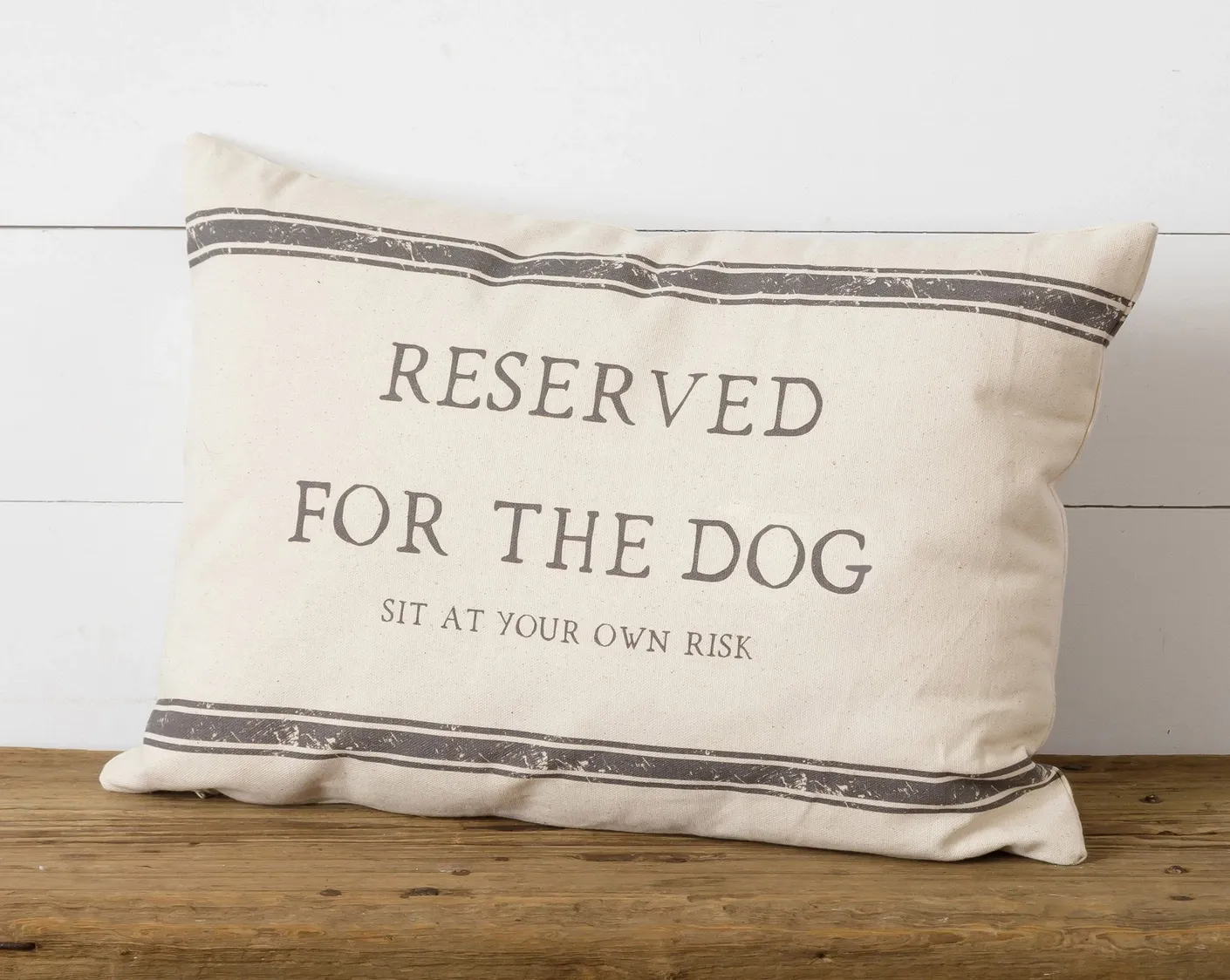 Reversible Pillow - Reserved For The Dog/Cat (PC)