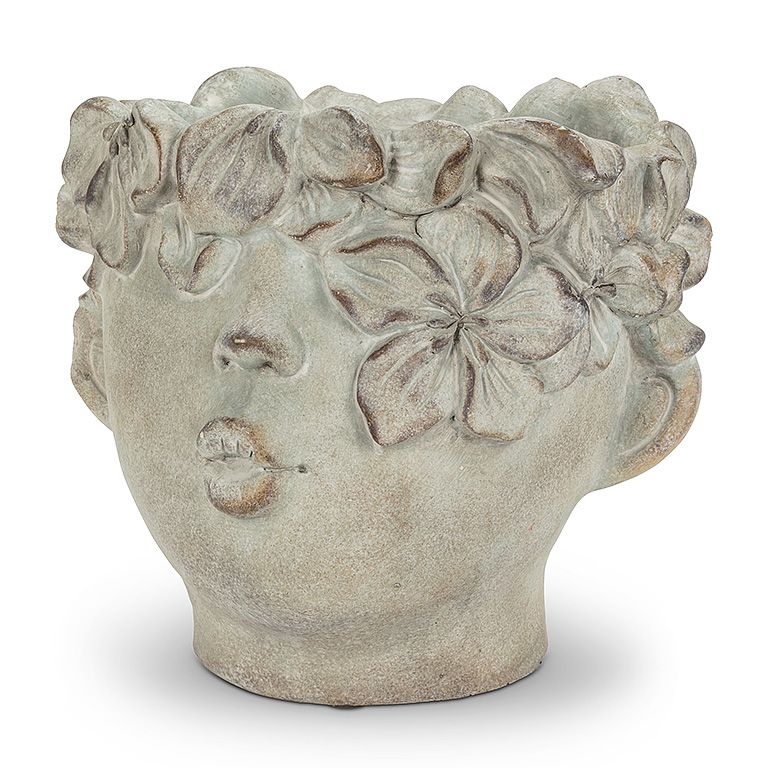 Lg Kissing Face Planter-11&quot;H-463