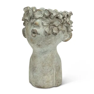 Lg Kissing Face Planter-10&quot;H-467