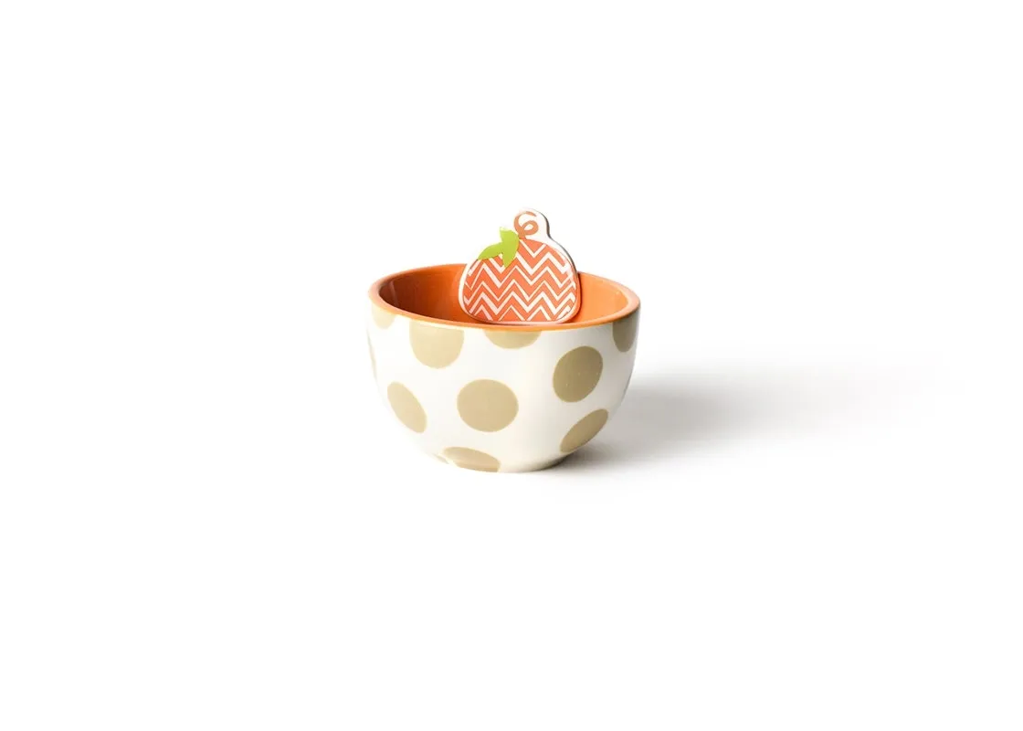Chevron Pumpkin Embellishment Bowl