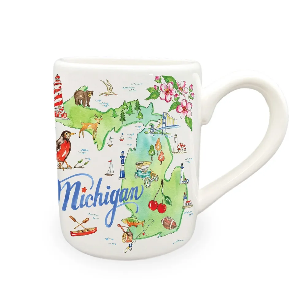 MI Michigan State Collection Ceramic Mug