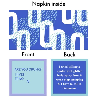Napkin Good Place | Funny Party Gift | Cocktail Napkin