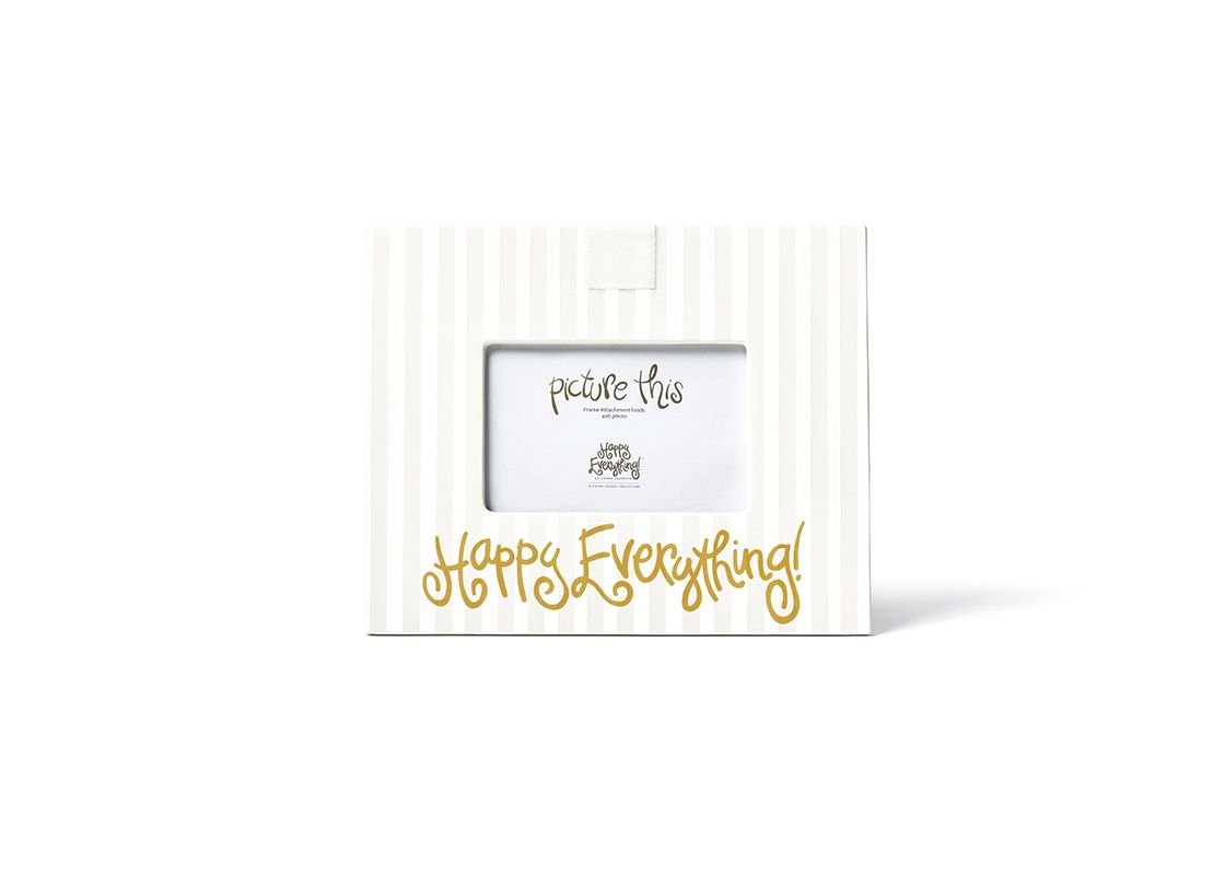 White Stripe Mini Happy Everything Frame